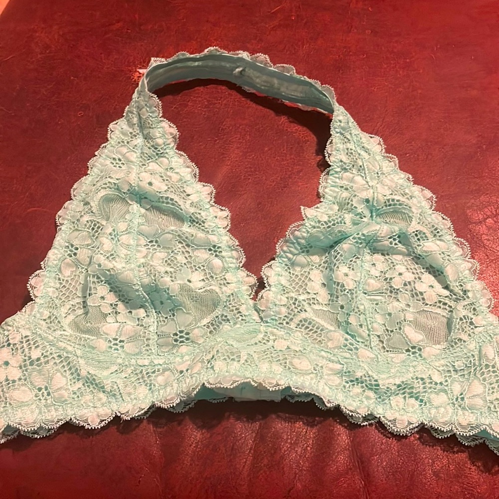 Turquoise free people bralette